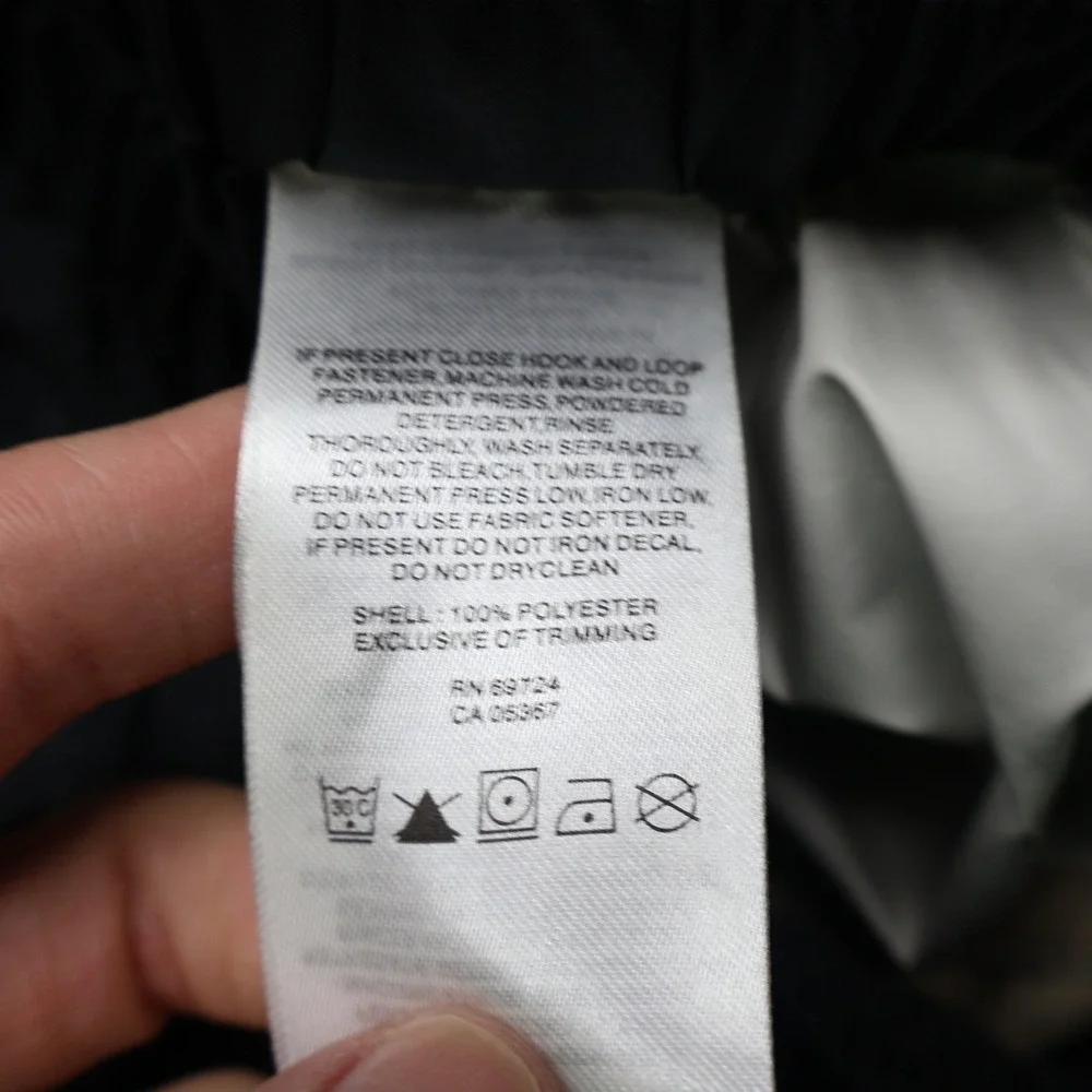 Columbia Pants Kids Large Black Trail Adventure Waterproof Elastic Waist‎ 25x29